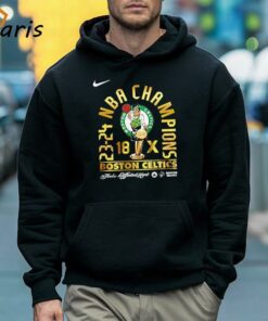 Boston Celtics Team Signature 18 Time 2024 NBA Finals Champions T Shirt 5