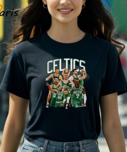 Boston Celtics Us Against The World Earth Shirt