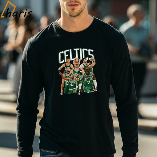 Boston Celtics Us Against The World Earth Shirt