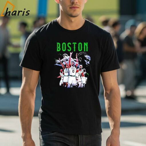 Boston Celtics Win Basketball Champs 2024 Retro Shirt