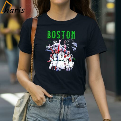 Boston Celtics Win Basketball Champs 2024 Retro Shirt