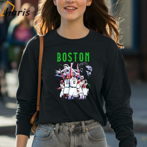 Boston Celtics Win Basketball Champs 2024 Retro Shirt