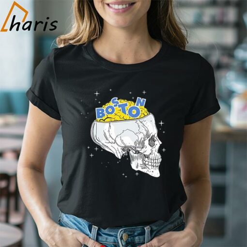 Boston On The Skull Brain Shirt