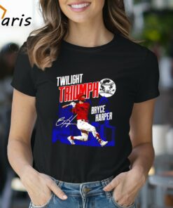 Bryce Harper Twilight Triumph Philadelphia Phillies Signature Shirt Bryce Harper Twilight Triumph Philadelphia Phillies Signature Shirt