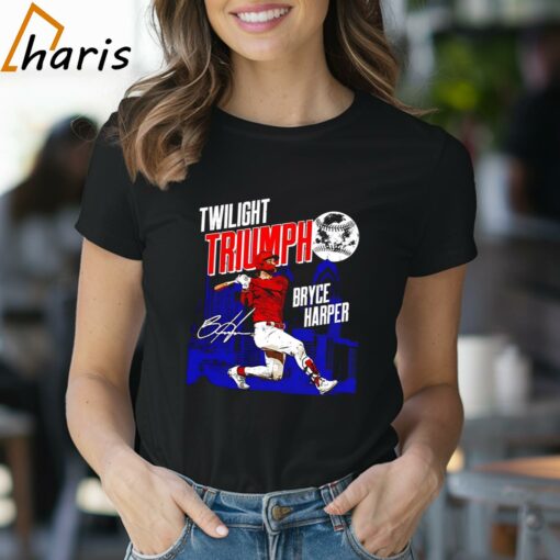 Bryce Harper Twilight Triumph Philadelphia Phillies Signature Shirt