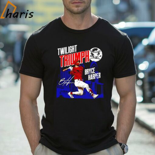 Bryce Harper Twilight Triumph Philadelphia Phillies Signature Shirt