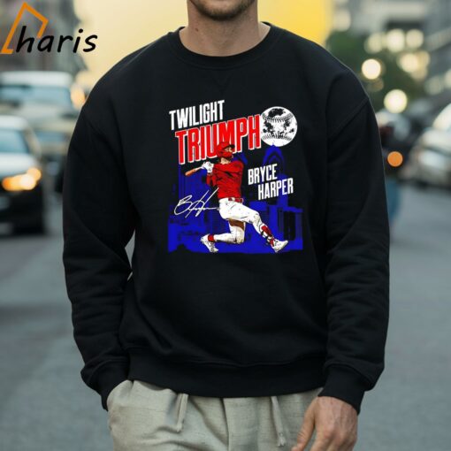 Bryce Harper Twilight Triumph Philadelphia Phillies Signature Shirt