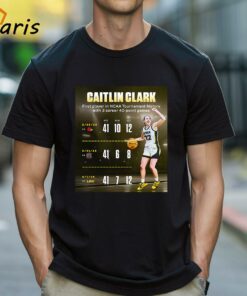 Caitlin Clark Become The First Player In NCAA Tournament History T-Shirt