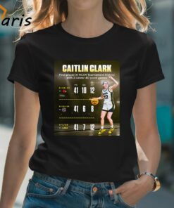 Caitlin Clark Become The First Player In NCAA Tournament History T-Shirt