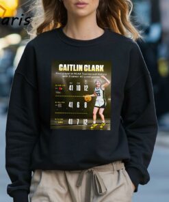 Caitlin Clark Become The First Player In NCAA Tournament History T Shirt 3
