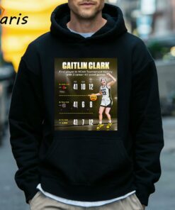 Caitlin Clark Become The First Player In NCAA Tournament History T Shirt 5