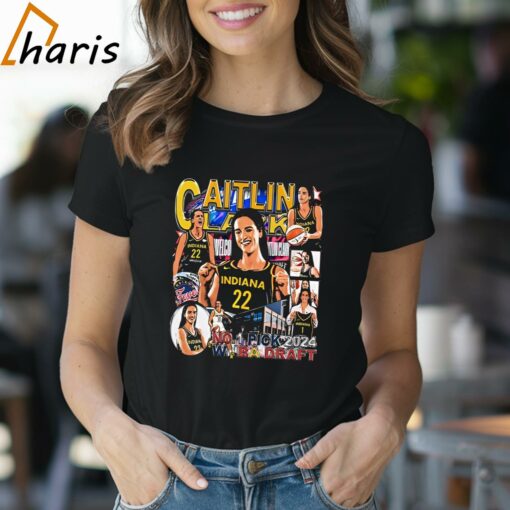 Caitlin Clark Fever No 1 Pick Wnba Draft 2024 Graphic T-shirt