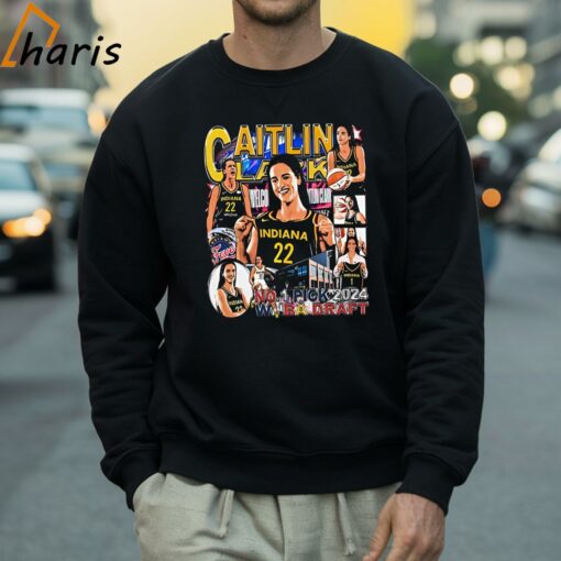 Caitlin Clark Fever No 1 Pick Wnba Draft 2024 Graphic T-shirt