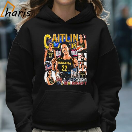 Caitlin Clark Fever No 1 Pick Wnba Draft 2024 Graphic T-shirt