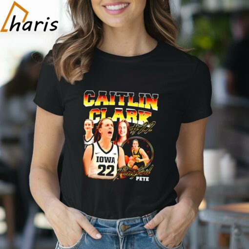 Caitlin Clark Ponytail Pete IOWA T-shirt