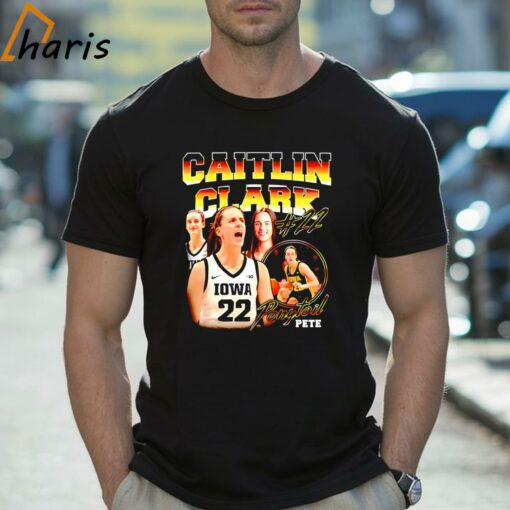 Caitlin Clark Ponytail Pete IOWA T-shirt