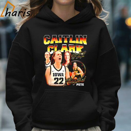 Caitlin Clark Ponytail Pete IOWA T-shirt