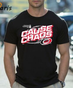 Cause Chaos Carolina Hurricanes 2024 Stanley Cup Playoffs Shirt