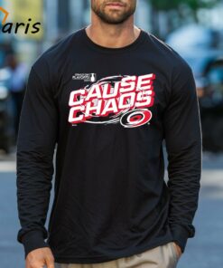 Cause Chaos Carolina Hurricanes 2024 Stanley Cup Playoffs Shirt 3