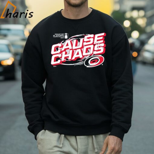 Cause Chaos Carolina Hurricanes 2024 Stanley Cup Playoffs Shirt