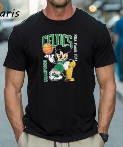 Champions Boston Celtics NBA Finals 2024 Mickey Mouse T-Shirt
