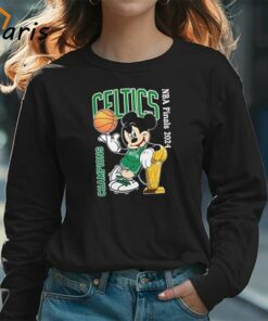 Champions Boston Celtics NBA Finals 2024 Mickey Mouse T Shirt 3