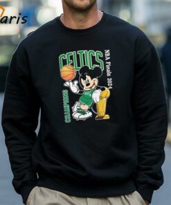 Champions Boston Celtics NBA Finals 2024 Mickey Mouse T Shirt 4