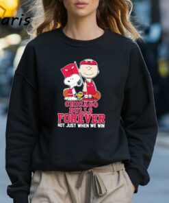 Charlie Brown Snoopy And Woodstock Chicago Bulls Forever Not Just When We Win 2024 T shirt 3