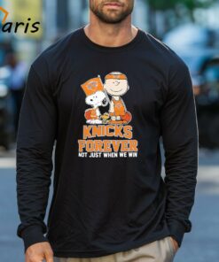 Charlie Brown Snoopy And Woodstock New York Knicks Forever Not Just When We Win 2024 T shirt 3
