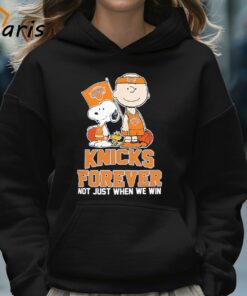 Charlie Brown Snoopy And Woodstock New York Knicks Forever Not Just When We Win 2024 T shirt 5
