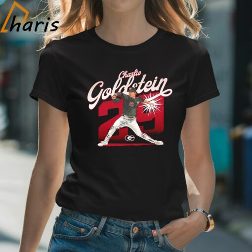 Charlie Goldstein Player Georgia NCAA Baseball Collage Shirt