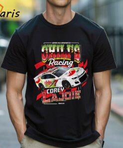 Checkered Flag Sports Black Chili’s Racing Car Spire Motorsports Corey Lajoie T-shirt