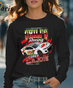 Checkered Flag Sports Black Chili's Racing Car Spire Motorsports Corey Lajoie T-shirt 3 Checkered Flag Sports Black Chilis Racing Car Spire Motorsports Corey Lajoie T shirt 4
