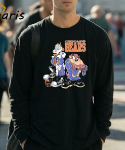 Chicago Bears Tasmanian Devil And Bug Bunny Cartoon Shirt 3