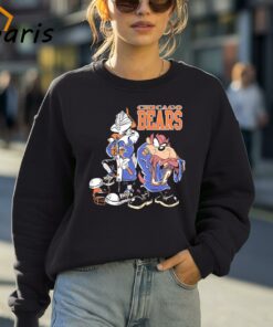 Chicago Bears Tasmanian Devil And Bug Bunny Cartoon Shirt 4