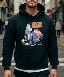 Chicago Bears Tasmanian Devil And Bug Bunny Cartoon Shirt 5