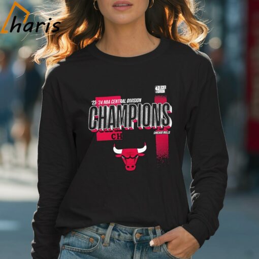 Chicago Bulls 2024 Central Division Champions Locker Room T-shirt