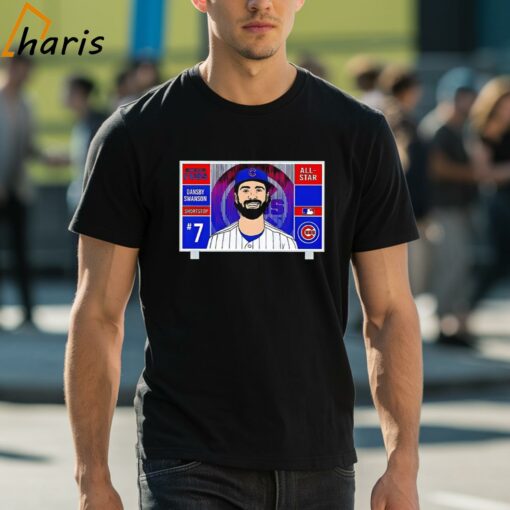 Chicago Cubs 7 Dansby Swanson Shortstop All-star Shirt