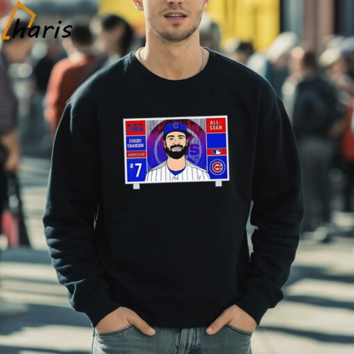 Chicago Cubs 7 Dansby Swanson Shortstop All-star Shirt