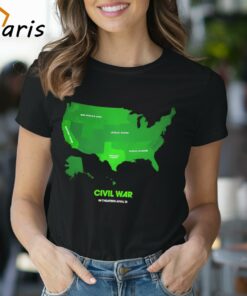 Civil War Movie The US Map Shirt