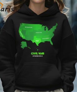 Civil War Movie The US Map Shirt 5