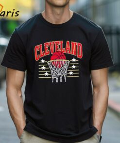 Cleveland Basketball Vintage Net Skyline Shirt