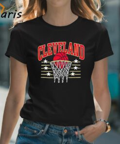 Cleveland Basketball Vintage Net Skyline Shirt