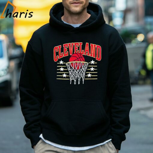 Cleveland Basketball Vintage Net Skyline Shirt