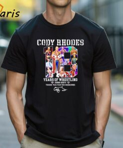 Cody Rhodes 18 Years Of Wrestling 2006-2024 Thank You For The Memories shirt