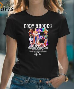 Cody Rhodes 18 Years Of Wrestling 2006-2024 Thank You For The Memories shirt