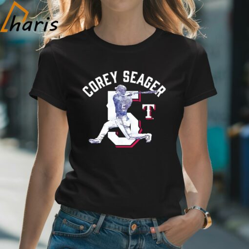 Corey Seager Texas Rangers Player Swing Shirt