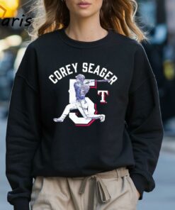 Corey Seager Texas Rangers Player Swing Shirt 3