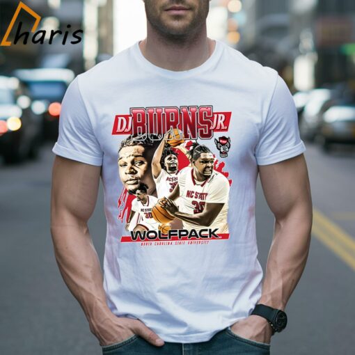 DJ Burns Jr NC State Wolfpack NCAA Shirt