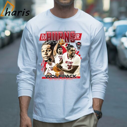 DJ Burns Jr NC State Wolfpack NCAA Shirt